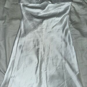 Altar'd State White Strapless Slip Dress